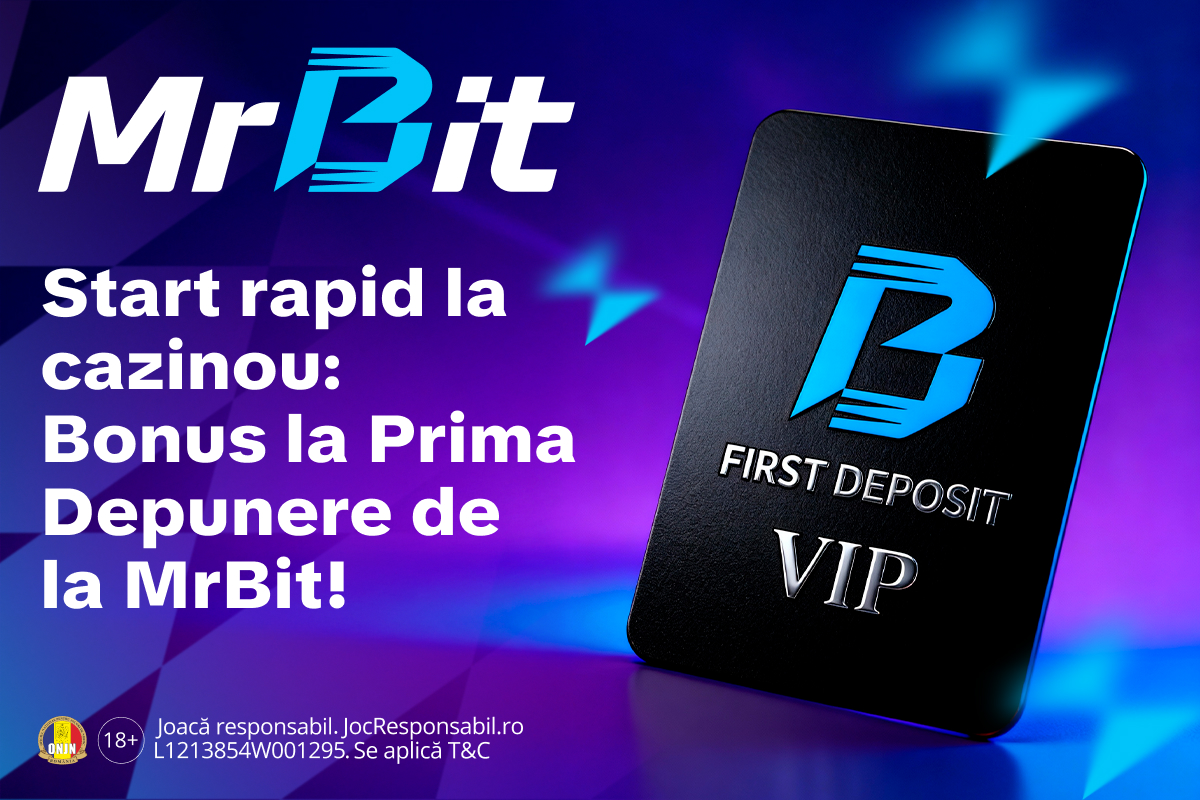 Start rapid la cazinou: Bonus la Prima Depunere de la MrBit!